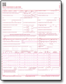 CMS (HCFA) 1500 2012 (02-12) Claim Form.